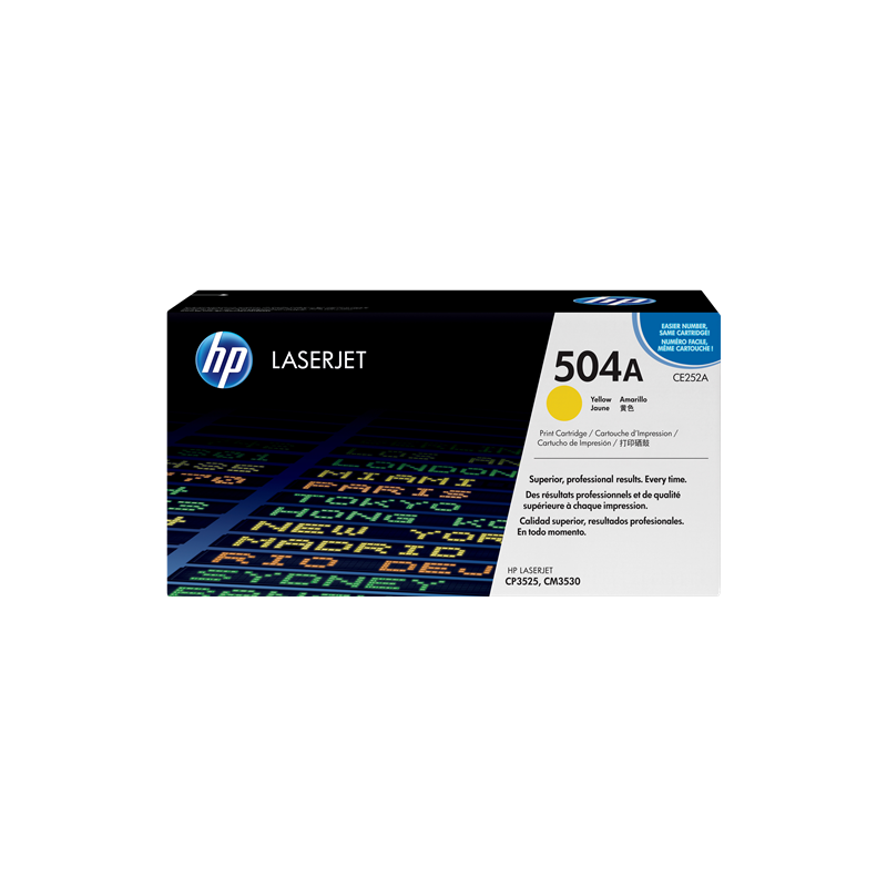 HP 504A Toner Jaune Original (CE252A)