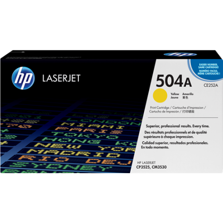 HP 504A Toner Jaune Original 