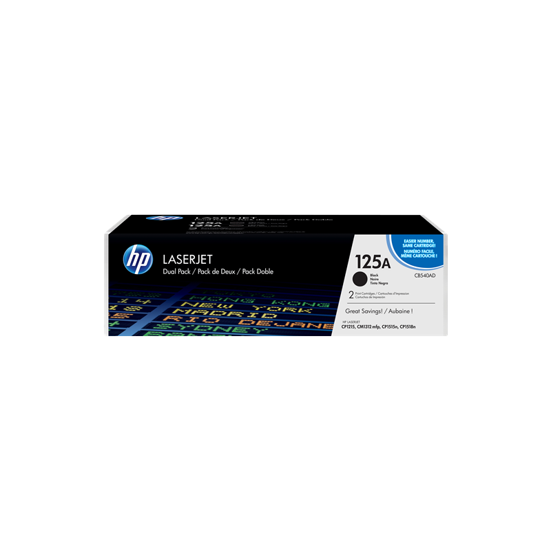 HP 125A Multipack Noir Original