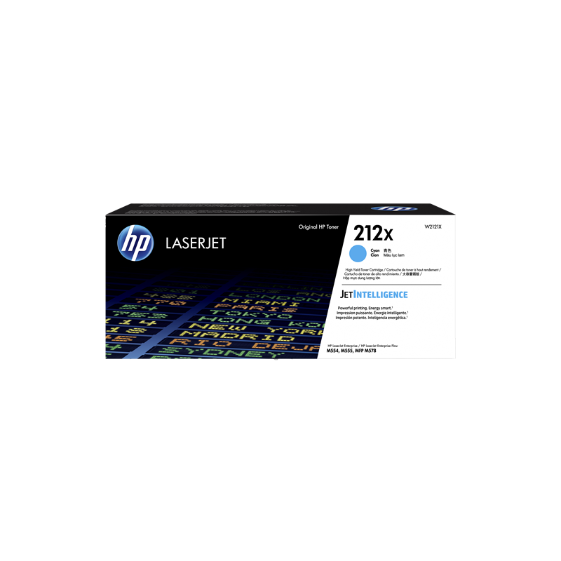 HP 212X Toner Cyan Original (W2121X)