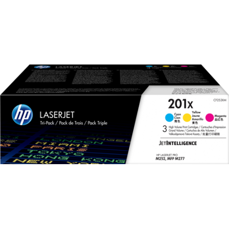 HP 201X Multipack 3 Couleurs Original 