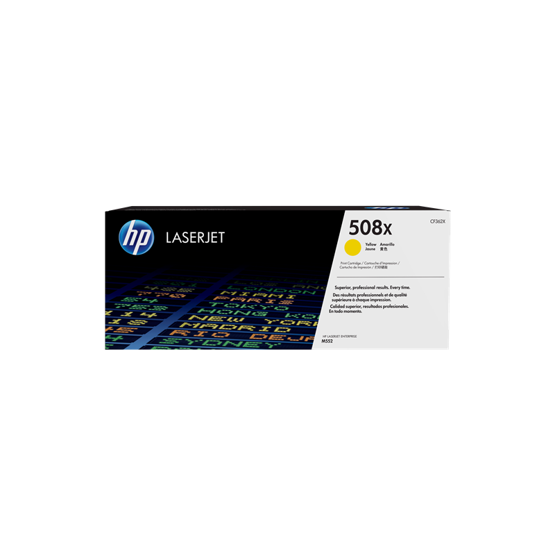 HP 508X Toner Jaune Original (CF362X)