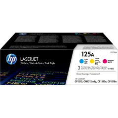 HP 125A Multipack 3 Couleurs Original 