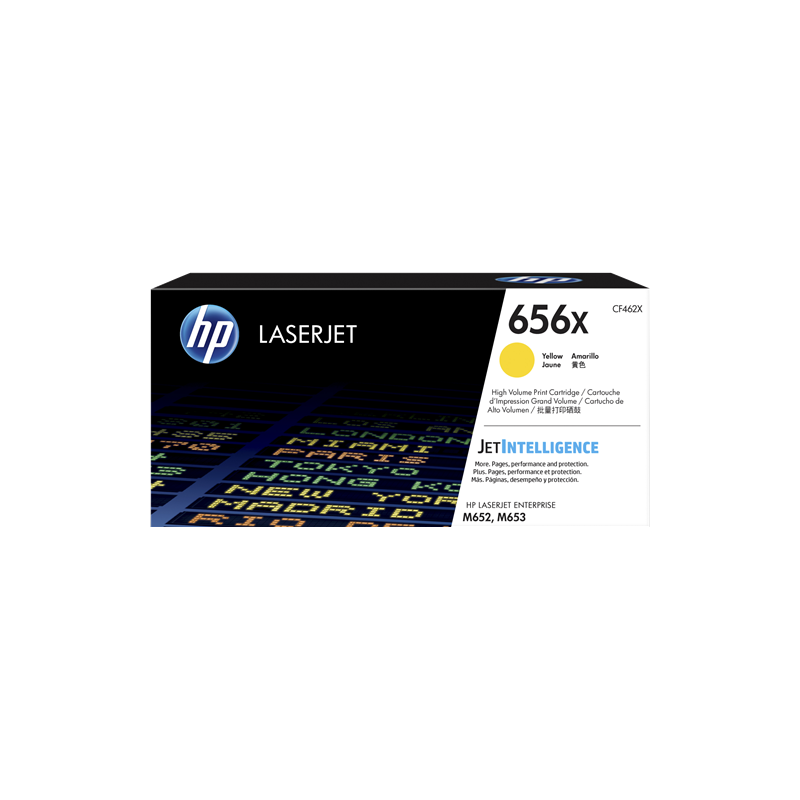 HP 656X Toner Jaune Original (CF462X)