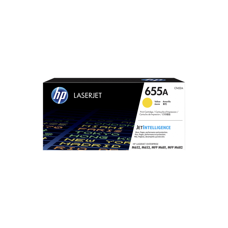 HP 655A Toner Jaune Original (CF452A)