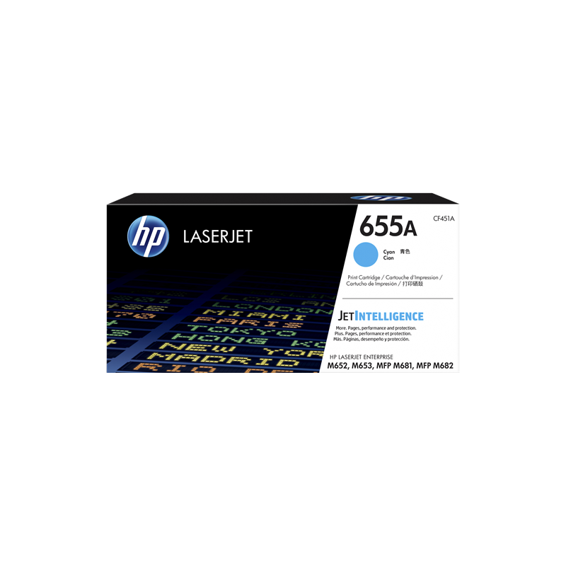 HP 655A Toner Cyan Original (CF451A)