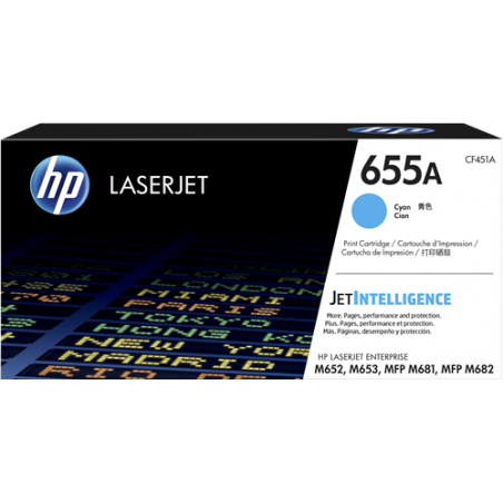 HP 655A Toner Cyan Original 