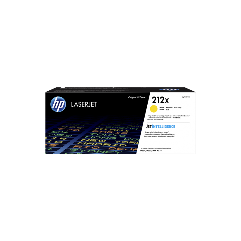 HP 212X Toner Jaune Original (W2122X)