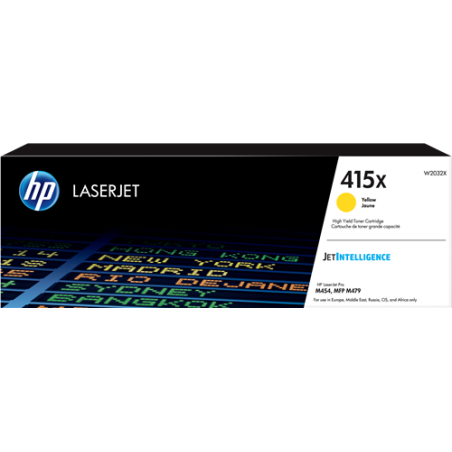 HP 415X Toner Jaune Original 