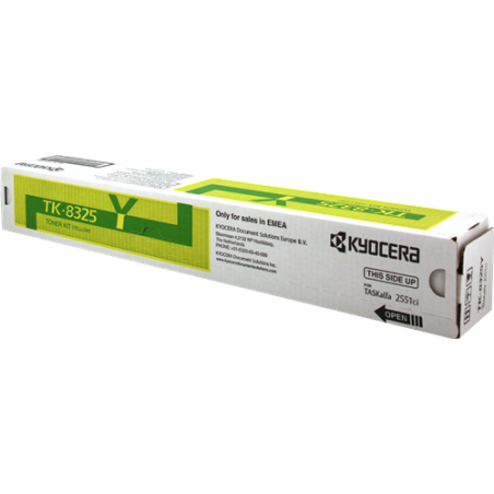 Kyocera TK-8325Y Toner Jaune Original 