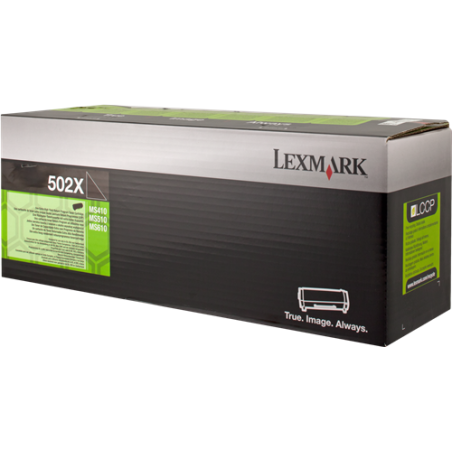 Lexmark 502X Toner Noir Original 