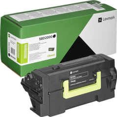 Lexmark 58D2000 Toner Noir Original 