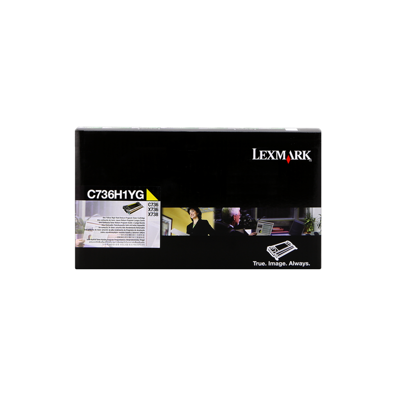 Lexmark C736H1YG Toner Jaune Original