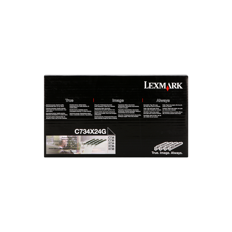 Lexmark C734X24G Tambour 4 Couleurs Original