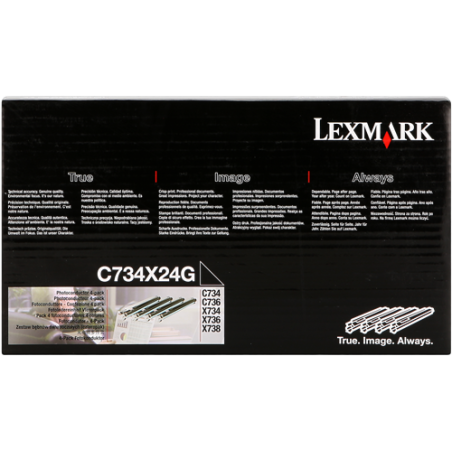 Lexmark C734X24G Tambour 4 Couleurs Original 