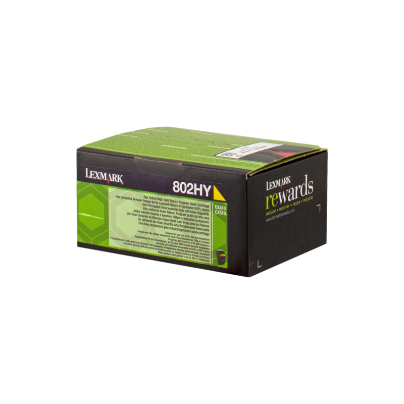 Lexmark 802HY Toner Jaune Original