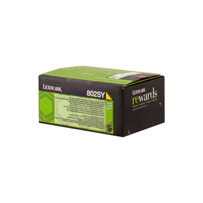 Lexmark 802SY Toner Jaune Original