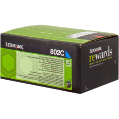Lexmark 802C Toner Cyan Original 