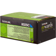 Lexmark 802SC Toner Cyan Original 