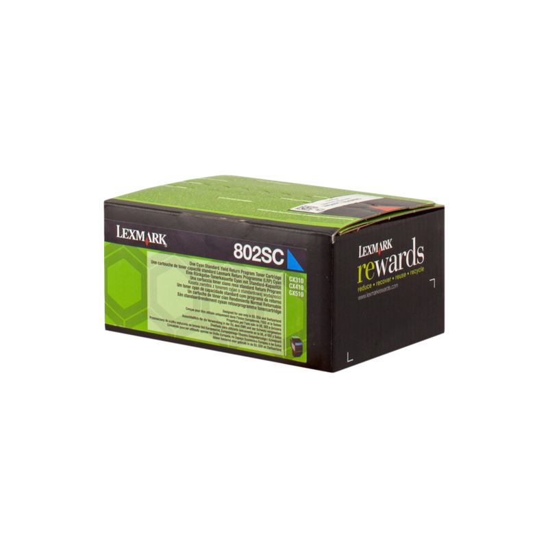 Lexmark 802SC Toner Cyan Original