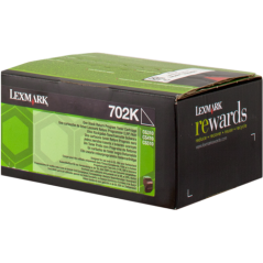 Lexmark 702K Toner Noir Original 