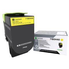 Lexmark 71B0H40 Toner Jaune Original 