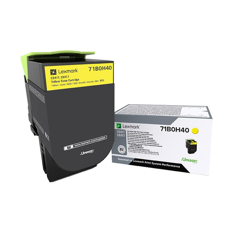 Lexmark 71B0H40 Toner Jaune Original 