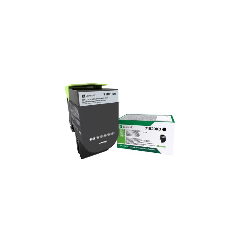Lexmark 71B20K0 Toner Noir Original