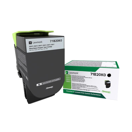 Lexmark 71B20K0 Toner Noir Original 