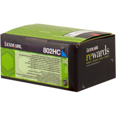 Lexmark 802HC Toner Cyan Original 