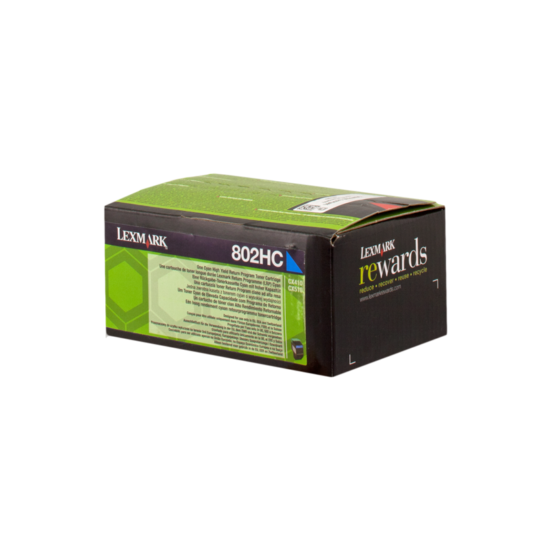 Lexmark 802HC Toner Cyan Original