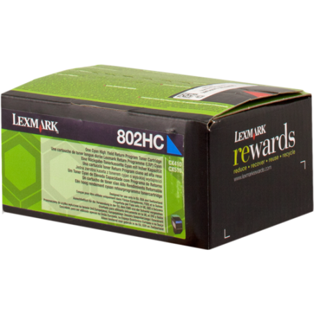 Lexmark 802HC Toner Cyan Original 