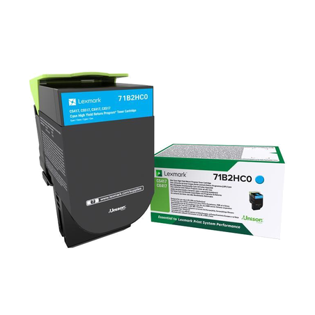 Lexmark 71B2HC0 Toner Cyan Original 