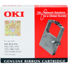 OKI 182/3321 Ruban Noir Original 