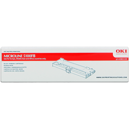 OKI 5100FB Ruban Noir Original 