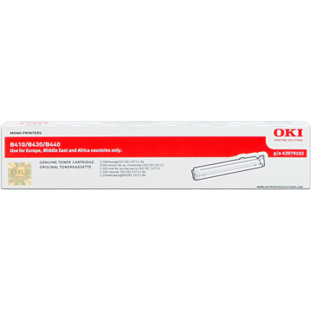 OKI 43979102 Toner Noir Original 