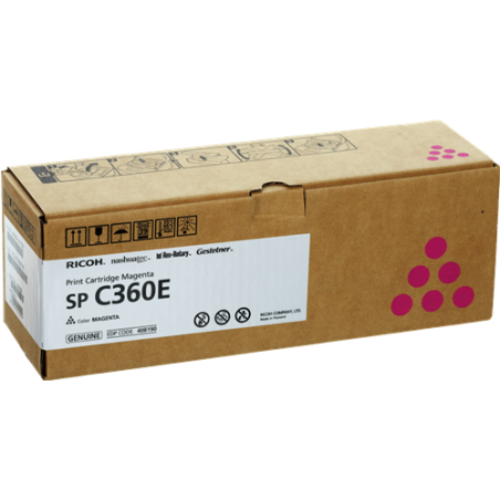 Ricoh SP C360EM Toner Magenta Original 