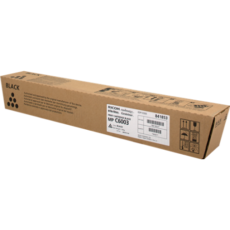 Ricoh MP C6003BK Toner Noir Original 
