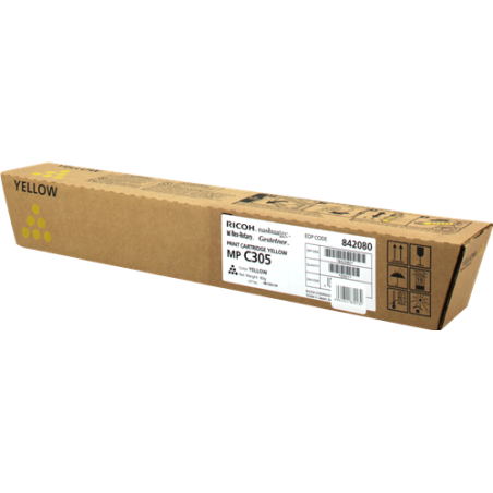 Ricoh MP C305Y Toner Jaune Original 