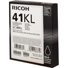 Ricoh 41KL (GC41KL) Cartouche Gel Noir Originale 