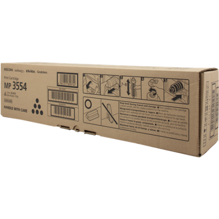 Ricoh MP 3554BK Toner Noir Original 
