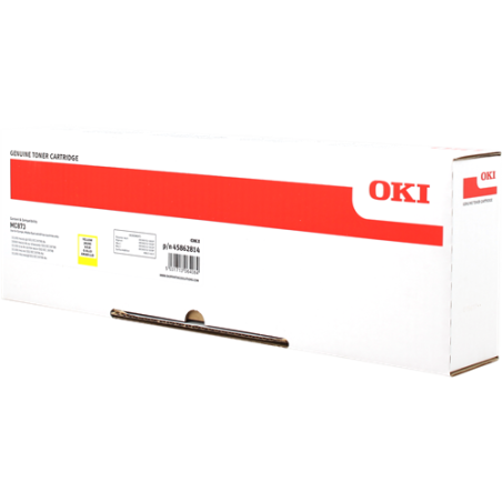 OKI 45862814 Toner Jaune Original 