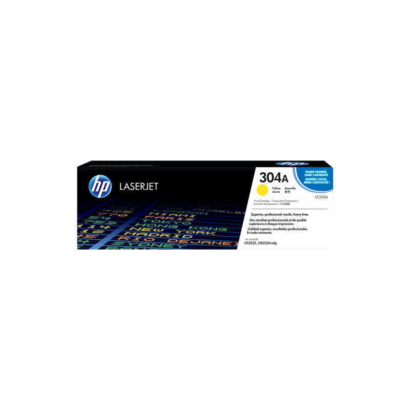 HP 304A Toner Jaune Original (CC532A)