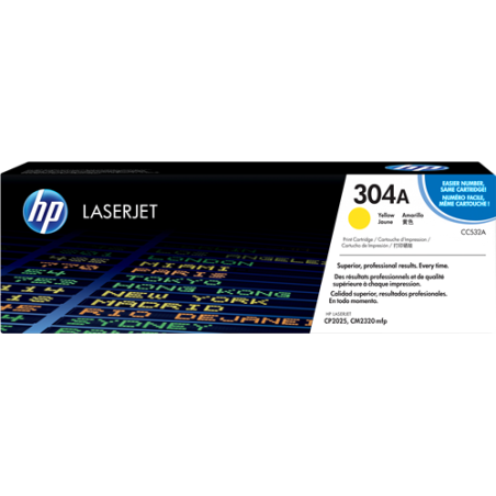 HP 304A Toner Jaune Original 