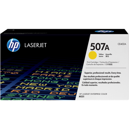 HP 507A Toner Jaune Original 