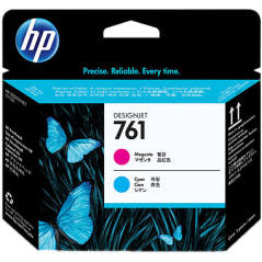 HP 761 Tête d'impression Cyan / Magenta Originale 