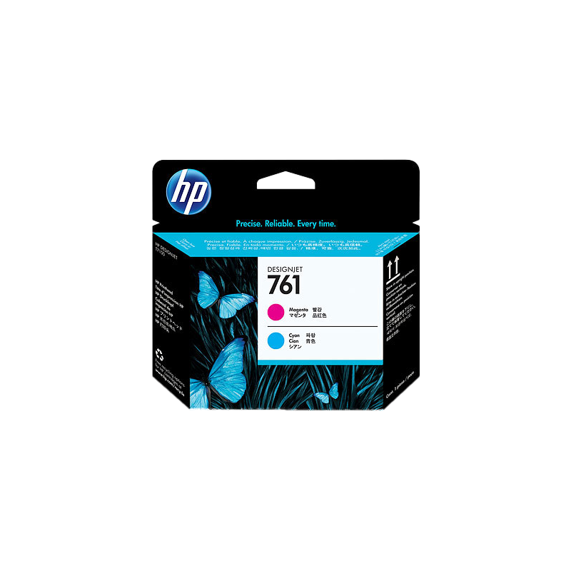 HP 761 Tête d'impression Cyan / Magenta Originale