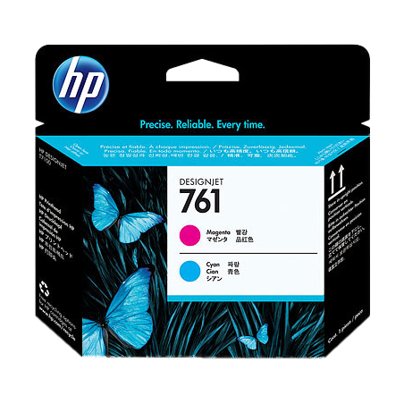 HP 761 Tête d'impression Cyan / Magenta Originale 
