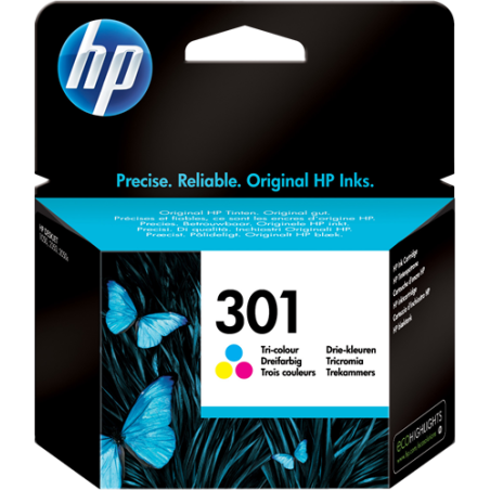 HP 301 Cartouche Couleur Originale 