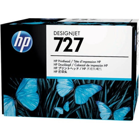 HP 727 Tête d'impression 4 Couleurs Originale 